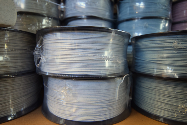 Marmor-Effekt PETG | &Oslash; 1,75mm | Made in Europa |  Marmor Weiss 1kg (1 Spule)