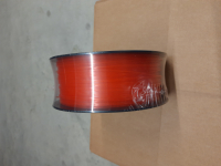 300kg (300 Spulen) PLA rot transparent, 10&euro;/kg...
